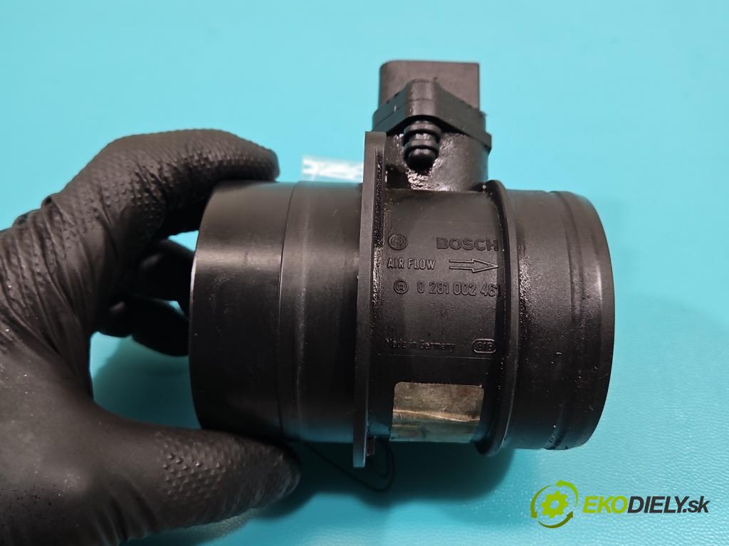 Audi A4 B7 2004-2008 1.9 TDI 116 HP manual 85 kW 1896 cm3 5- průtokoměr: 0281002461 (Váha vzduchu)