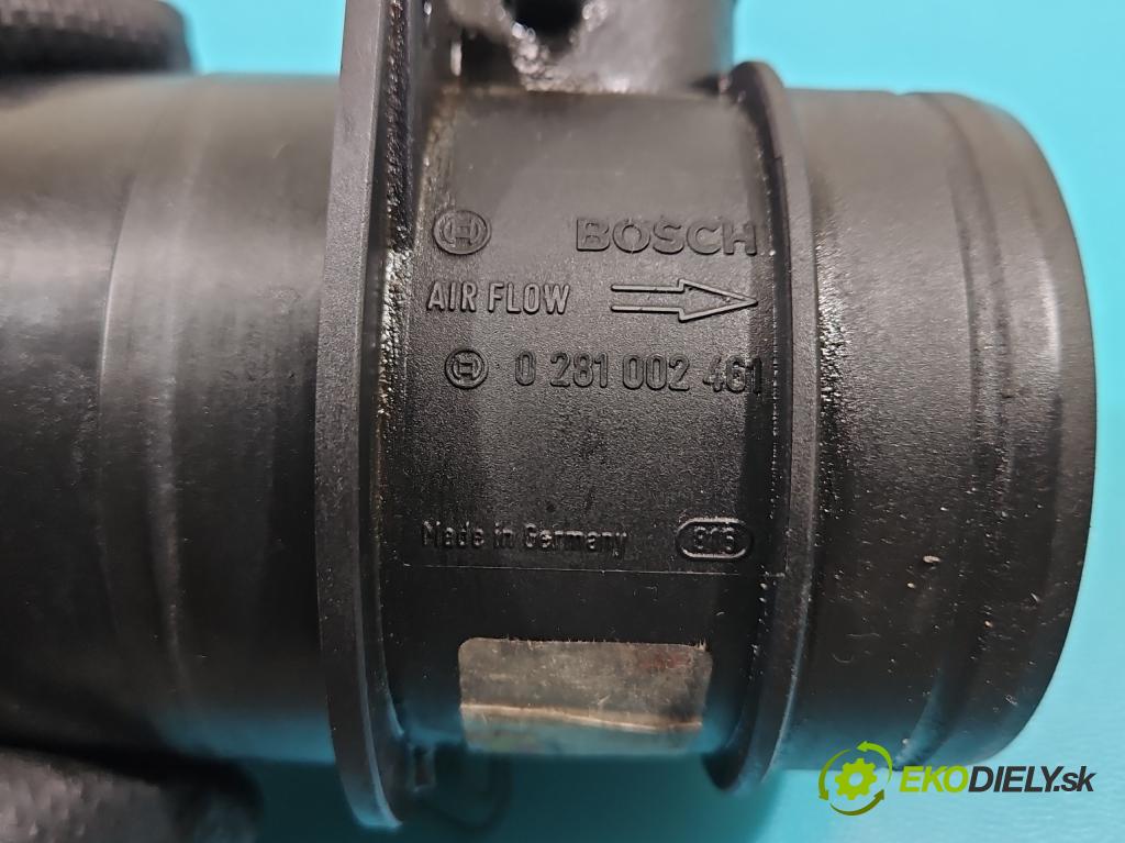 Audi A4 B7 2004-2008 1.9 TDI 116 HP manual 85 kW 1896 cm3 5- průtokoměr: 0281002461 (Váha vzduchu)