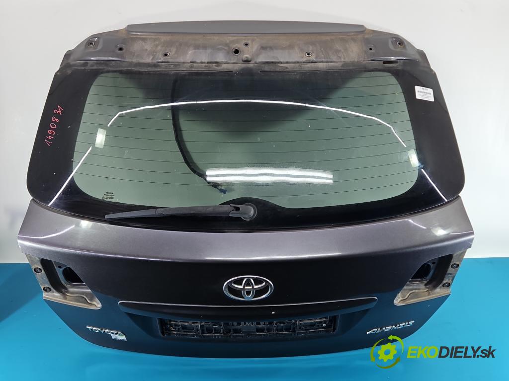 Toyota Avensis III T27 2009-2018 2.0 D4D 126 hp manual 93 kW 1998 cm3 5- zadní kufrové dveře  (Zadní kapota (kufr))