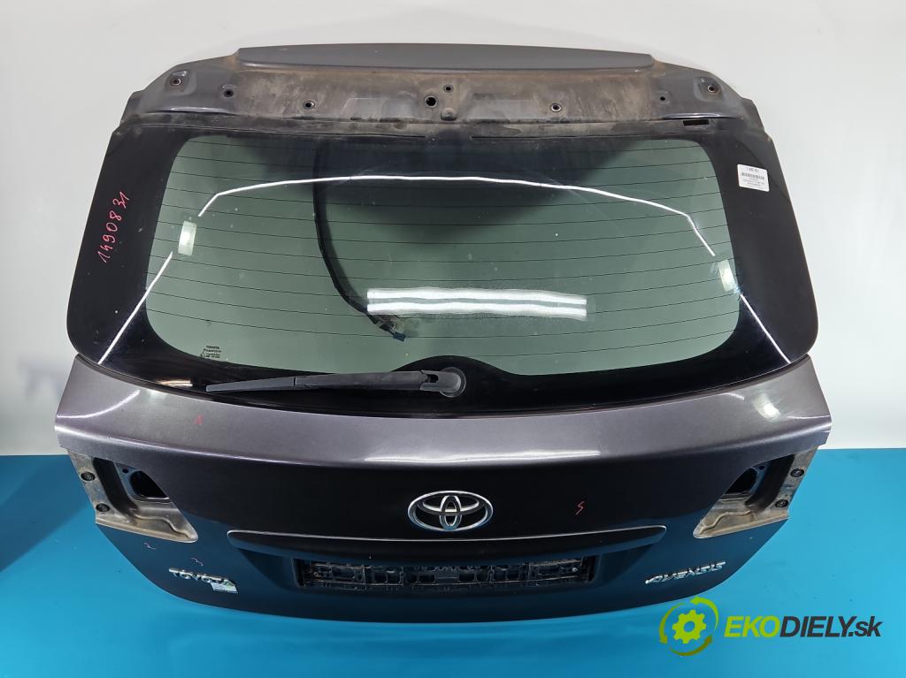 Toyota Avensis III T27 2009-2018 2.0 D4D 126 hp manual 93 kW 1998 cm3 5- zadní kufrové dveře  (Zadní kapota (kufr))