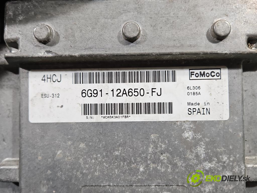 Ford S-max I 2006-2015 2.0 16V 145 HP manual 107 kW 1999 cm3 5- riadiaca jednotka motora 6G91-12A650-FJ