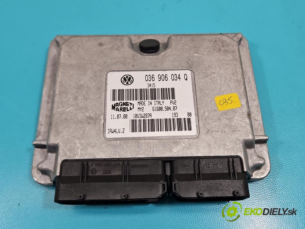 Audi A2 1.4 16V 75 HP manual 55 kW 1390 cm3 5- riadiaca jednotka motora 036906034Q