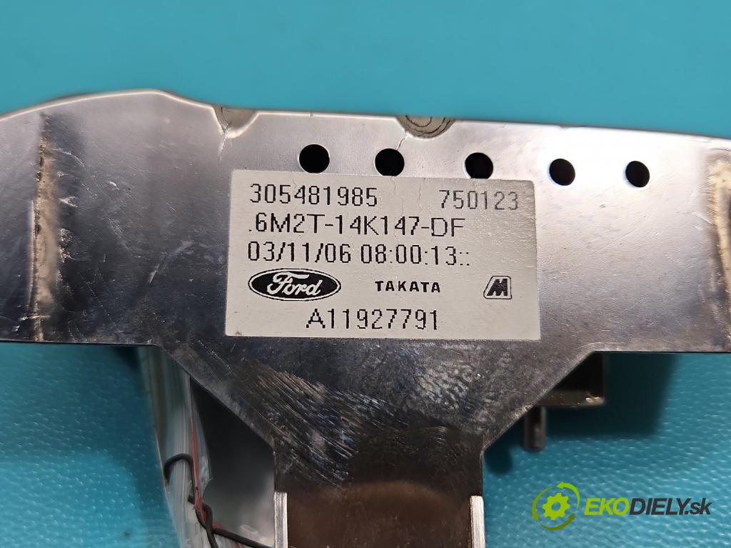 Ford S-max I 2006-2015 2.0 16V 145 HP manual 107 kW 1999 cm3 5- prepínač multifunkční: řízení: 6M2T-14K147-DF (Prepínacie páčky pod volantom)