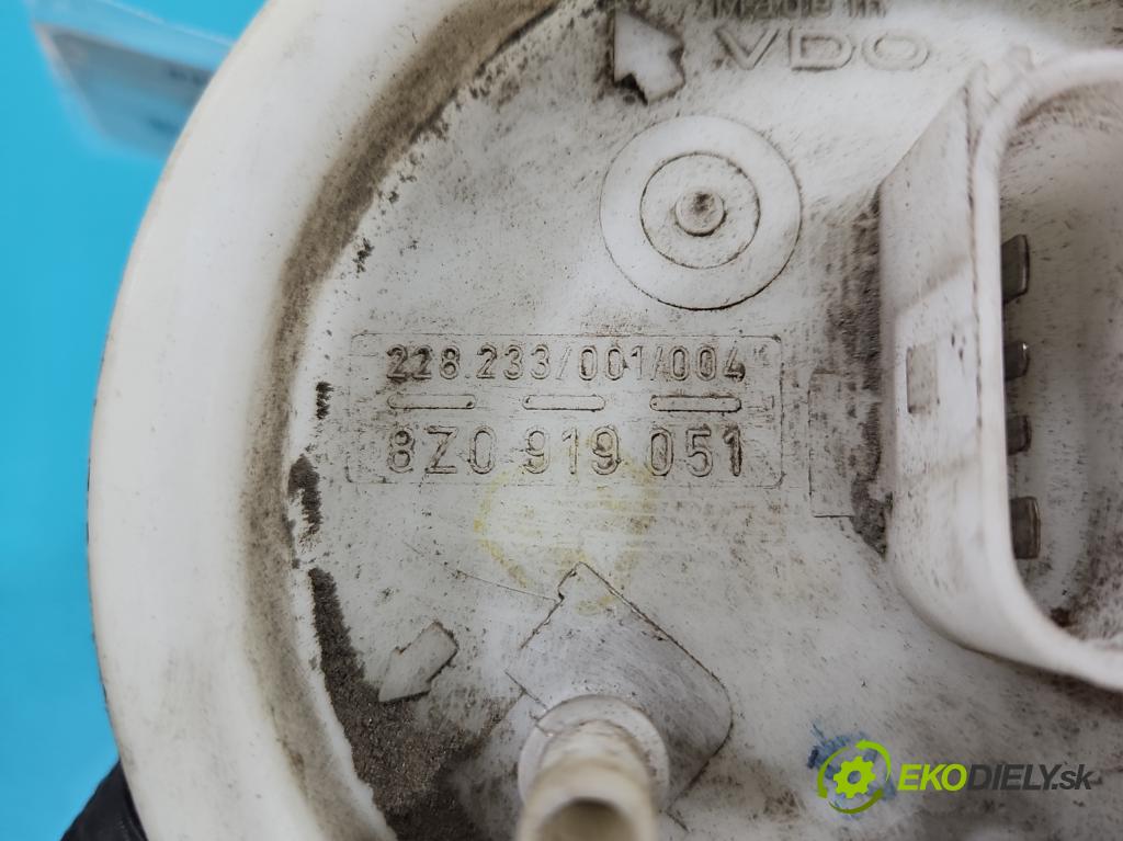 Audi A2 1.4 16V 75 hp manual 55 kW 1390 cm3 5- čerpadlo paliva 8Z0919051