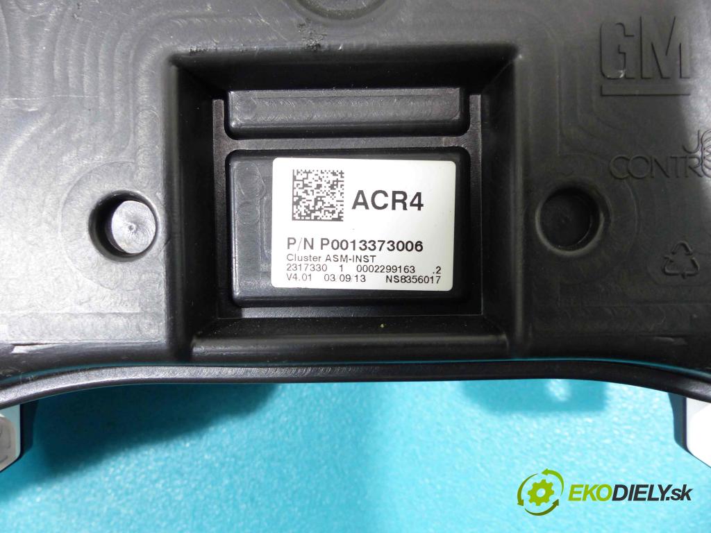 Opel Corsa D 2006-2014 1.4 16v 87 HP manual 64 kW 1398 cm3 5- prístrojovka/ budíky 1303304B (Prístrojová doska)