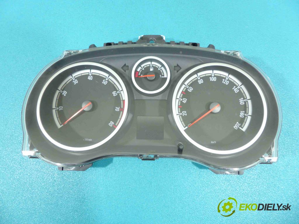 Opel Corsa D 2006-2014 1.4 16v 87 HP manual 64 kW 1398 cm3 5- prístrojovka/ budíky 1303304B (Prístrojová doska)