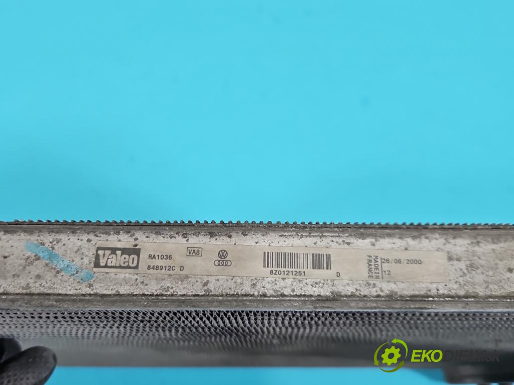 Audi A2 1.4 16V 75 hp manual 55 kW 1390 cm3 5- Chladič vody 8Z0121251 (Vodní chladič)