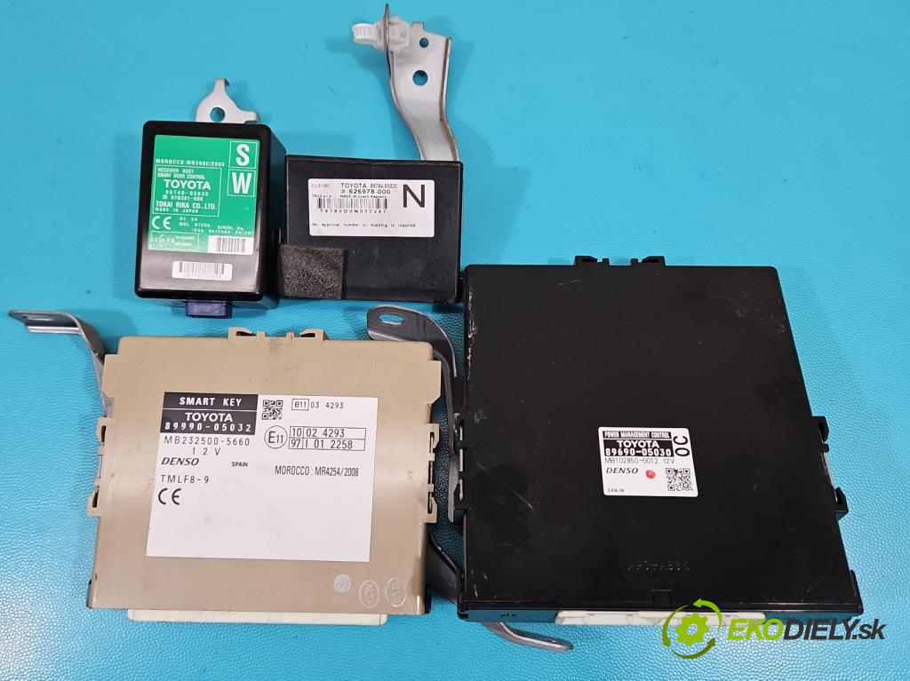 Toyota Avensis III T27 2009-2018 2.0 D4D 126 HP manual 93 kW 1998 cm3 5- riadiaca jednotka motora 89661-05D22
