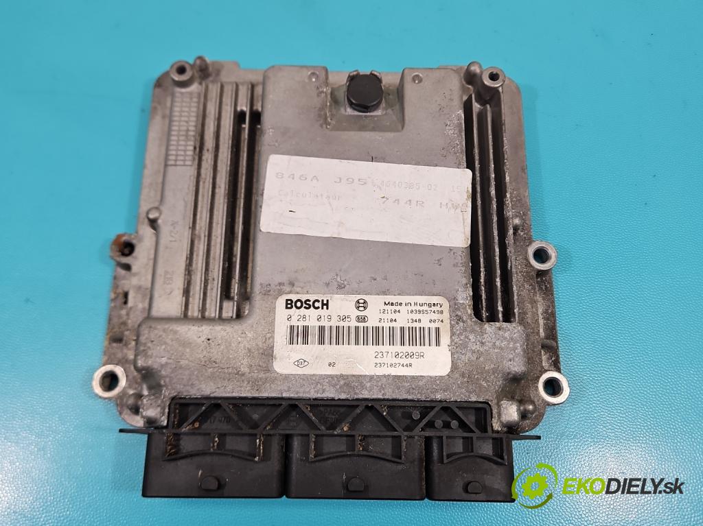 Renault Scenic III 2009-2016 1.6 dci 131 HP manual 96 kW 1598 cm3 5- riadiaca jednotka motora 0281019305