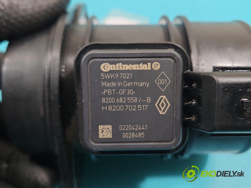 Renault Scenic III 2009-2016 1.6 dci 131 HP manual 96 kW 1598 cm3 5- průtokoměr: 5WK97021 (Váha vzduchu)
