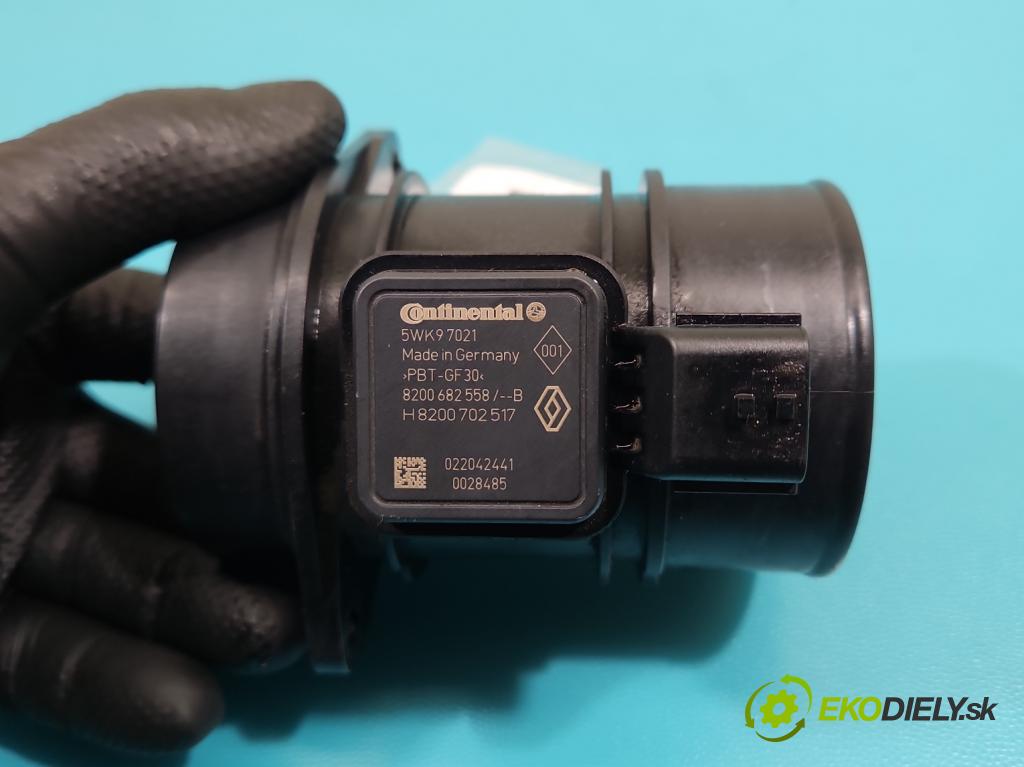 Renault Scenic III 2009-2016 1.6 dci 131 HP manual 96 kW 1598 cm3 5- průtokoměr: 5WK97021 (Váha vzduchu)