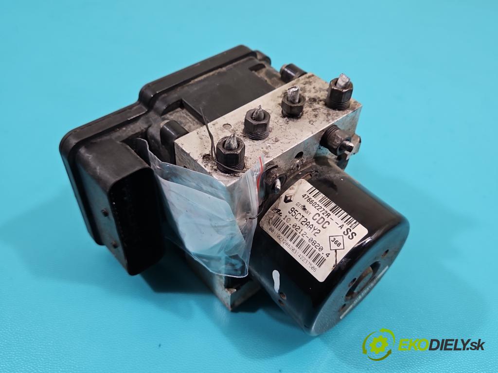 Renault Scenic III 2009-2016 1.6 dci 131 hp manual 96 kW 1598 cm3 5- čerpadlo abs 476602272R-A (Pumpa ABS)