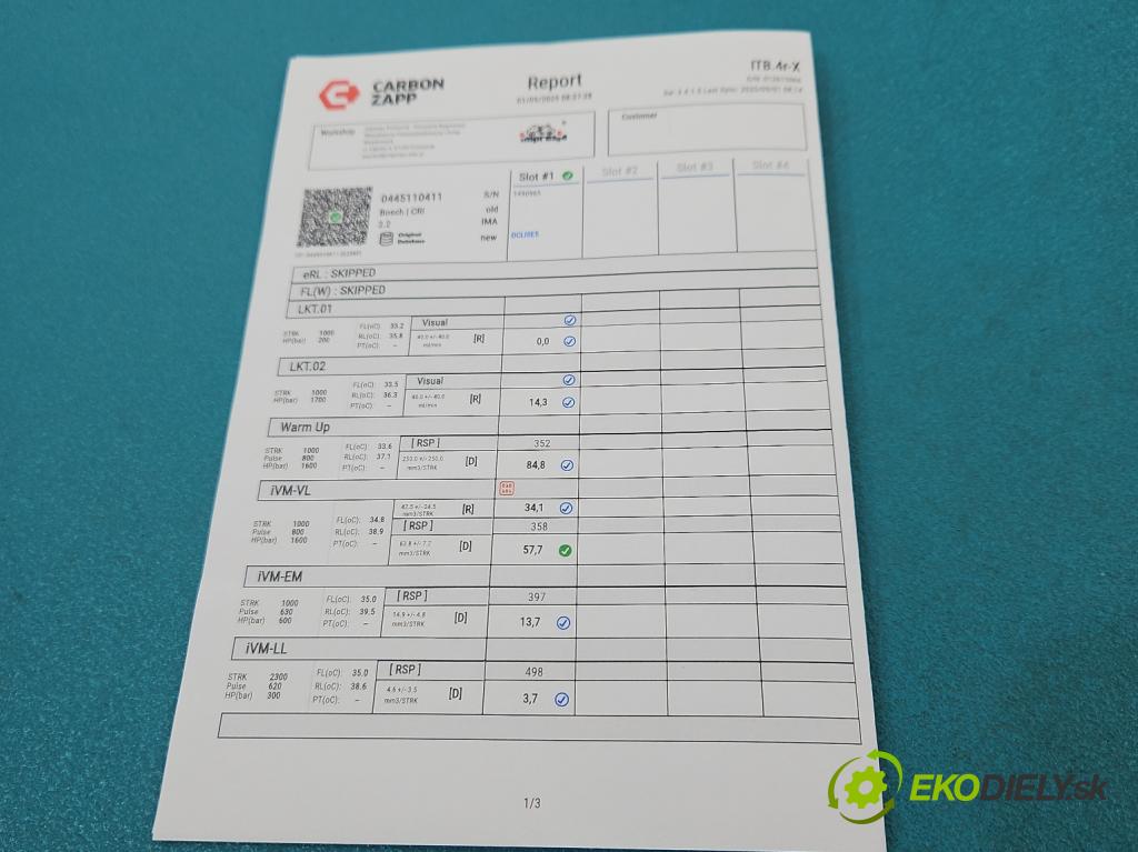 Hyundai I40 1.7 crdi 116 HP manual 85 kW 1685 cm3 5- vstrek 0445110411 (Vstrekovač paliva)