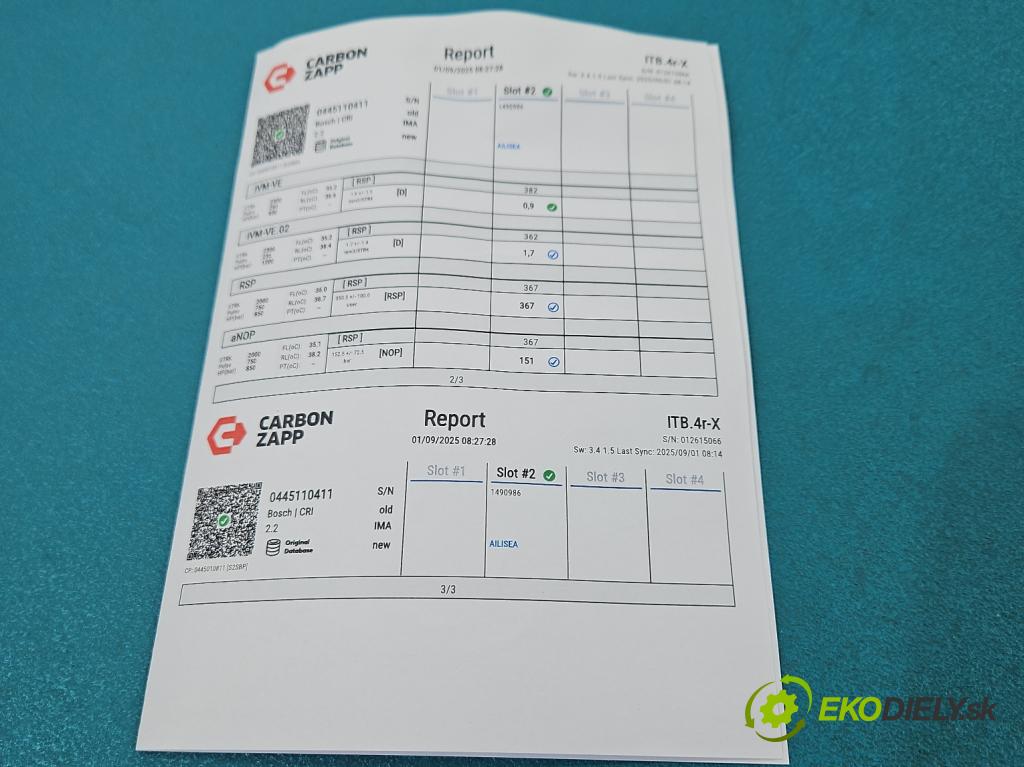 Hyundai I40 1.7 crdi 116 HP manual 85 kW 1685 cm3 5- vstrek 0445110411 (Vstrekovač paliva)