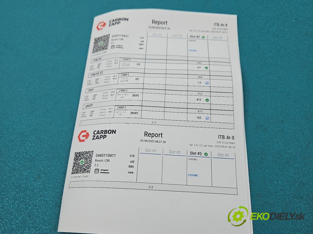 Hyundai I40 1.7 crdi 116 HP manual 85 kW 1685 cm3 5- vstrek 0445110411 (Vstrekovač paliva)