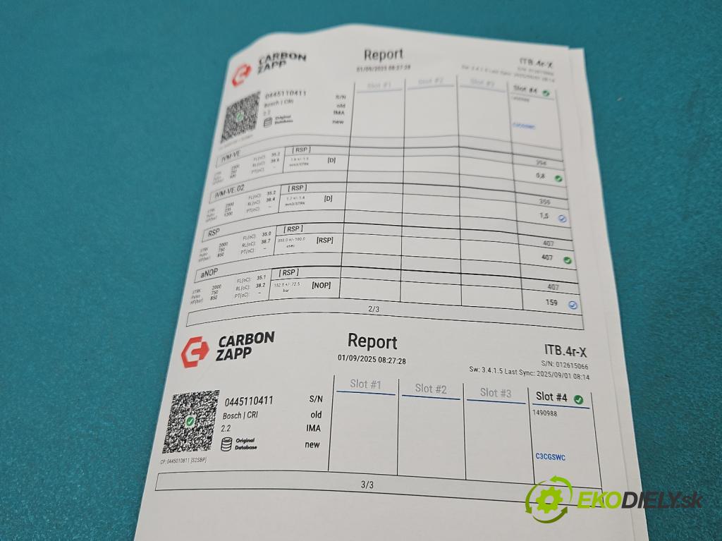 Hyundai I40 1.7 crdi 116 HP manual 85 kW 1685 cm3 5- vstrek 0445110411 (Vstrekovač paliva)