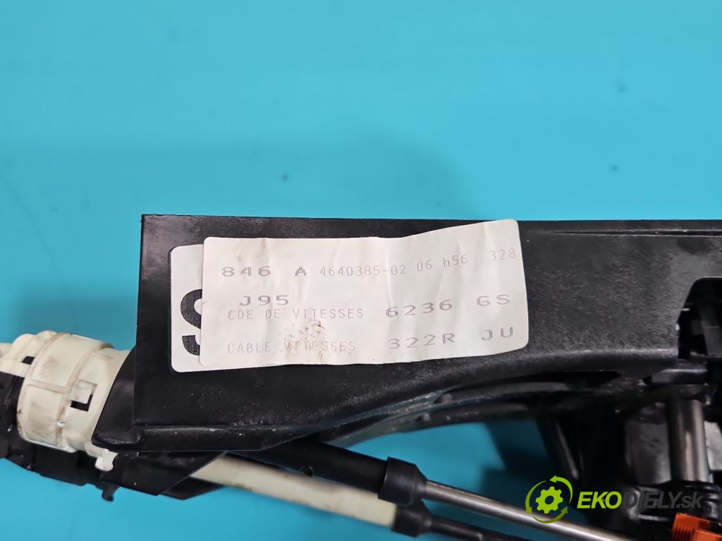 Renault Scenic III 2009-2016 1.6 dci 131 HP manual 96 kW 1598 cm3 5- Páka: Změny: stupeň,rýchlosť (Rýchlostná páka (kulisa))