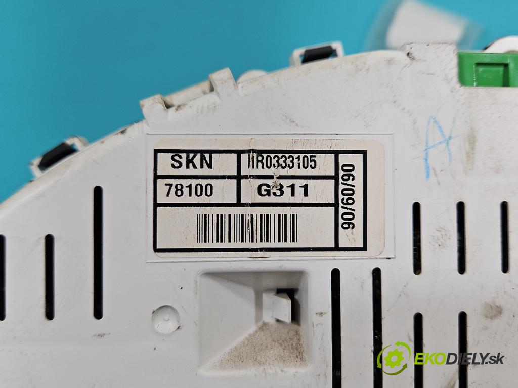 Honda CR-V II 2001-2006 2.2 i-CTDi 140 HP manual 103 kW 2204 cm3 5- prístrojovka/ budíky HR0333105 (Prístrojová doska)