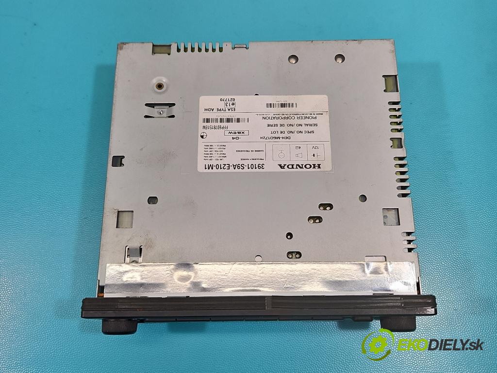 Honda CR-V II 2001-2006 2.2 i-CTDi 140 HP manual 103 kW 2204 cm3 5- Radio originál 39101-S9A-E210-M1