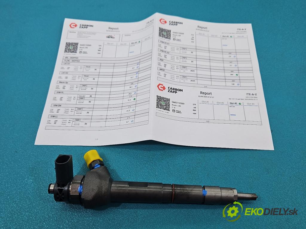 Audi Q5 2008-2016 2.0 tdi 170 HP manual 125 kW 1968 cm3 5- vstrek 0445110369 (Vstrekovač paliva)