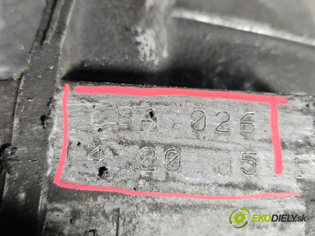 Audi Q5 2008-2016 2.0 tdi 170 hp manual 125 kW 1968 cm3 5- převodovka stupňová manual LSA