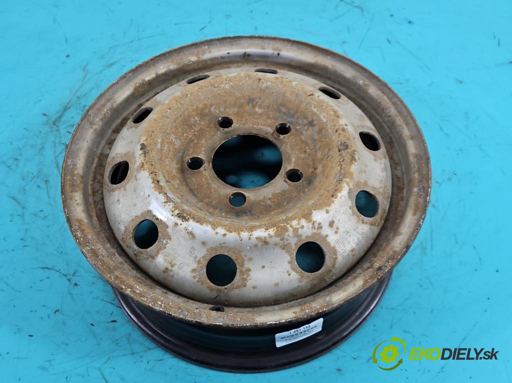 Renault Master II 1998-2010 2.5 dci 99 hp manual 73 kW 2463 cm3 5- Felga ocelový 16
