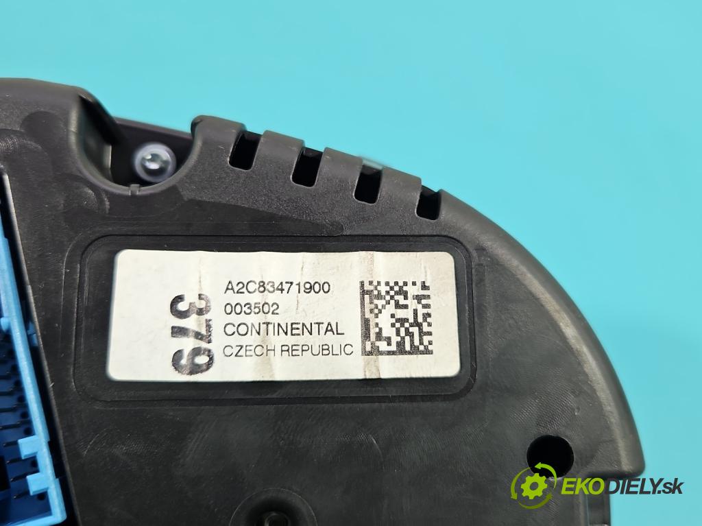 Skoda Rapid 2012-2019 1.6 tdi 90 HP manual 66 kW 1598 cm3 5- prístrojovka/ budíky A2C83471900 (Prístrojová doska)