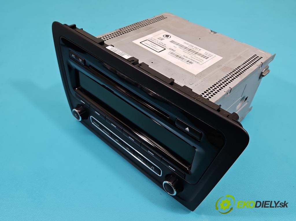 Skoda Rapid 2012-2019 1.6 tdi 90 HP manual 66 kW 1598 cm3 5- Radio originál 5J0035161E