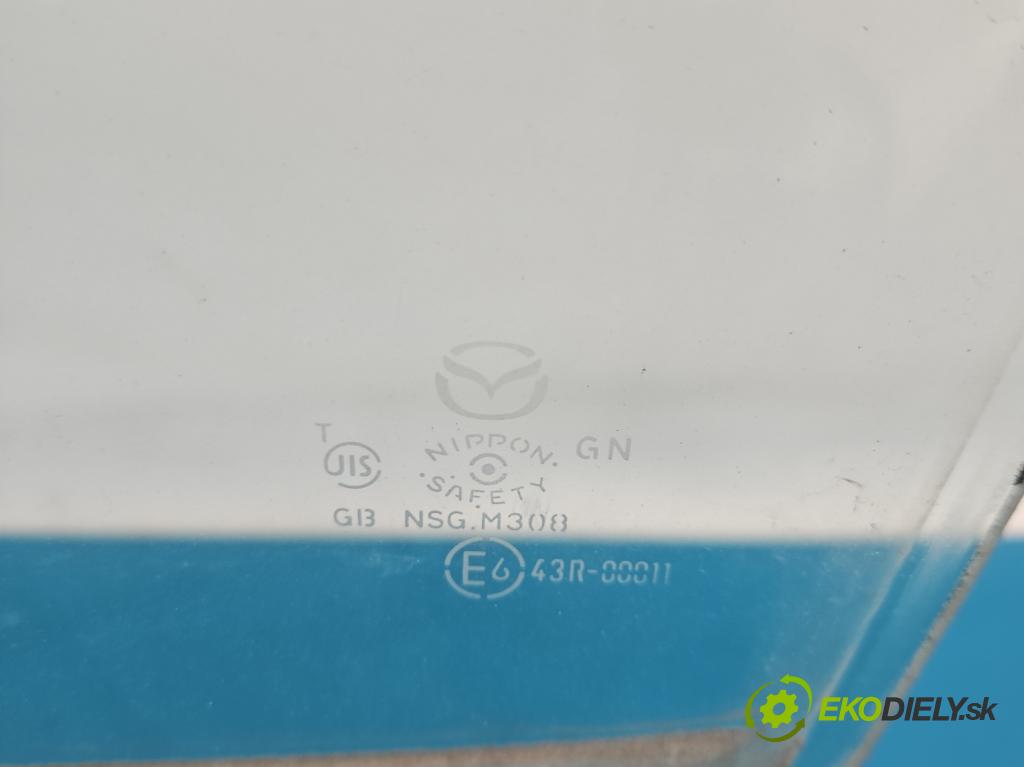 Mazda 2 II 2007-2014 1.3 16V 75 hp manual 55 kW 1349 cm3 5- sklo dveře přední levé
