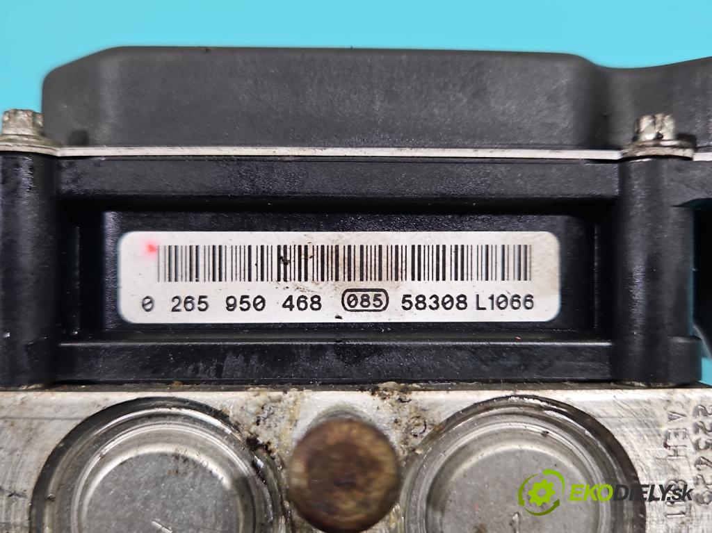 Audi A4 B7 2004-2008 1.9 TDI 116 hp manual 85 kW 1896 cm3 5- čerpadlo abs 0265950468 (Pumpa ABS)