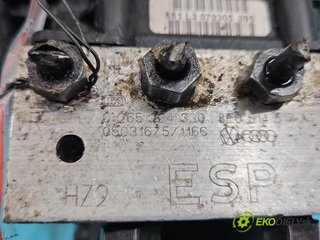 Audi A4 B7 2004-2008 1.9 TDI 116 hp manual 85 kW 1896 cm3 5- čerpadlo abs 0265950468 (Pumpa ABS)