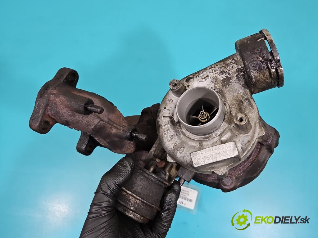 Audi A4 B7 2004-2008 1.9 TDI 116 hp manual 85 kW 1896 cm3 5- Turbodmychadlo 717858-7 (Kompletní turbodmychadlo)