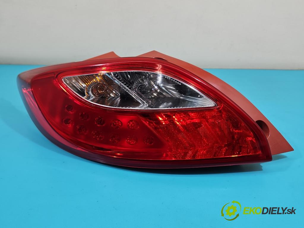 Mazda 2 II 2007-2014 1.3 16V 75 hp manual 55 kW 1349 cm3 5- světlo zadní levé D65151160 (Klika dveří ostatní)