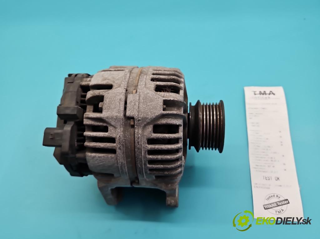 Audi A2 1.4 16V 75 HP manual 55 kW 1390 cm3 5- Alternator 037903025F (Alternátor)