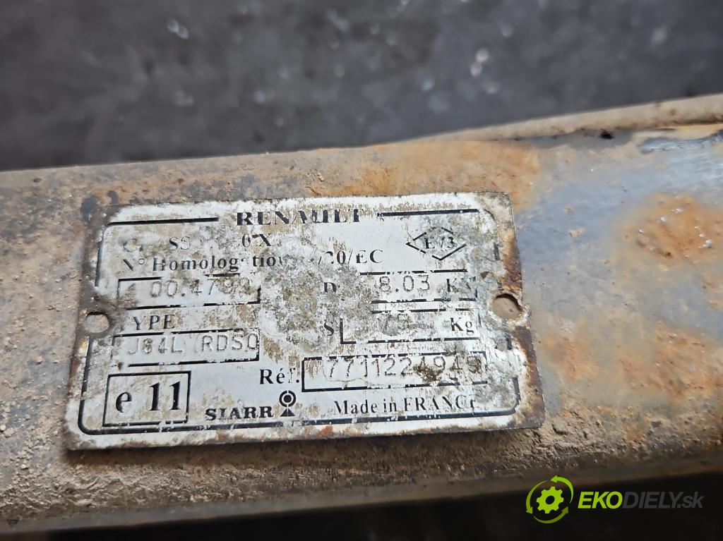 Renault Master II 1998-2010 2.5 dci 99 hp manual 73 kW 2463 cm3 5- oko tažné  (Tažné zařízení)