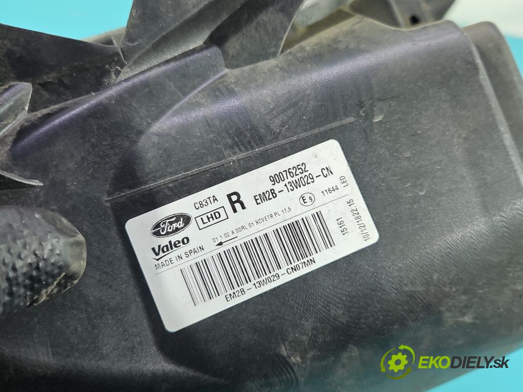 Ford S-max II 2015-2023 2.0 tdci 150 HP automatic 110 kW 1995 cm3 5- Reflektor: pravý EM2B-13W029-CN (Svetlo predné pravé)