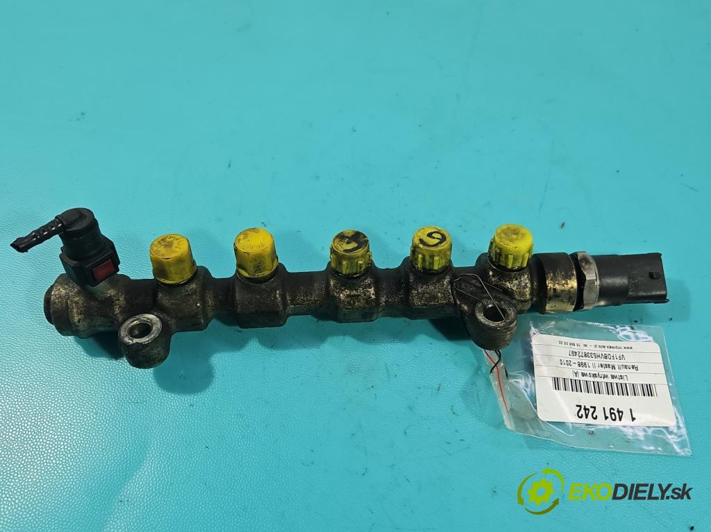 Renault Master II 1998-2010 2.5 dci 99 HP manual 73 kW 2463 cm3 5- lišta vstrekovacia 0445214079 (Vstrekovacia lišta)