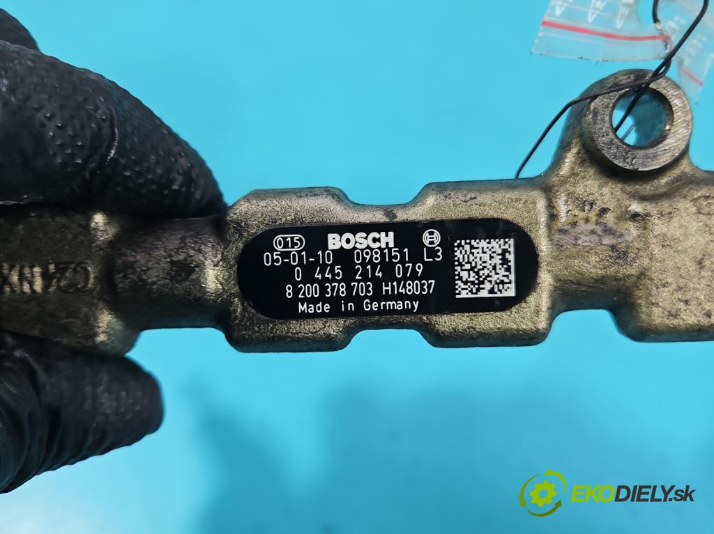 Renault Master II 1998-2010 2.5 dci 99 HP manual 73 kW 2463 cm3 5- lišta vstrekovacia 0445214079 (Vstrekovacia lišta)