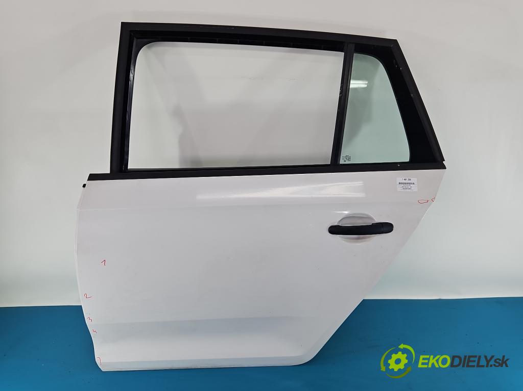 Skoda Rapid 2012-2019 1.6 tdi 90 hp manual 66 kW 1598 cm3 5- dveře zadní levé  (Klika dveří ostatní)