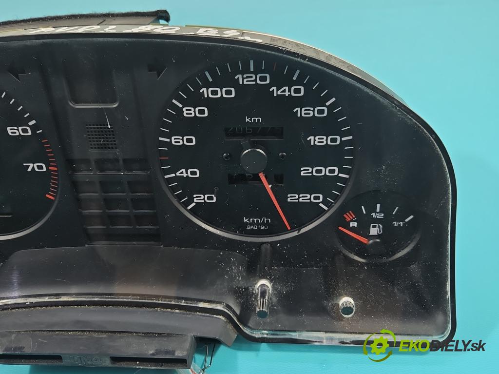 Audi 80 B3 1986-1991 1.8 90 HP manual 66 kW 1781 cm3 4- prístrojovka/ budíky 893919067 (Prístrojová doska)