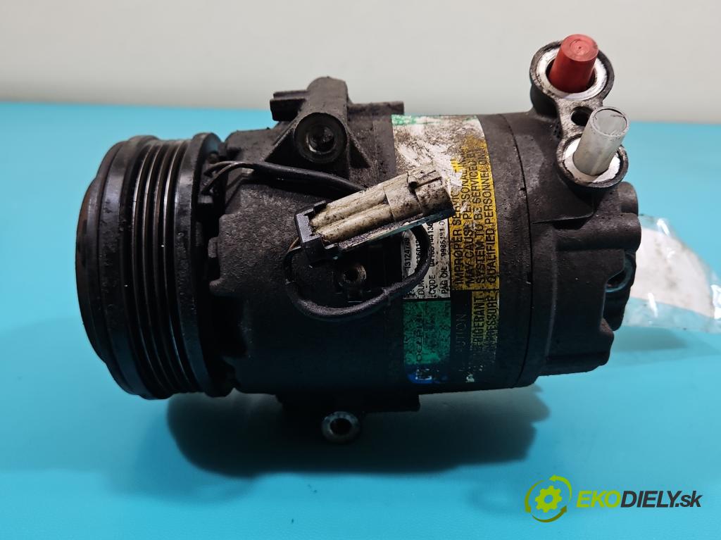 Opel Astra III 2004-2014 1.4 16V 90 HP manual 66 kW 1364 cm3 5- Kompresor: klimatizácie 13124749 (Kompresor klimatizácie)