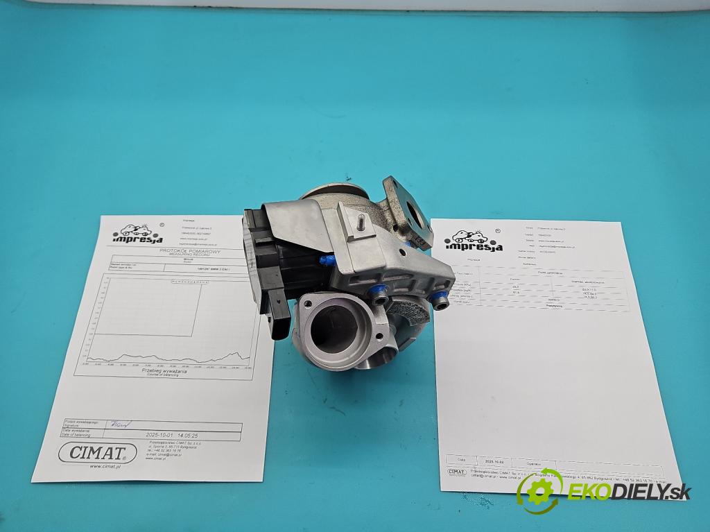 Bmw 3 E90 2005-2013 2.0d 163 hp automatic 120 kW 1995 cm3 4- Turbodmychadlo repasováno 49135-05650