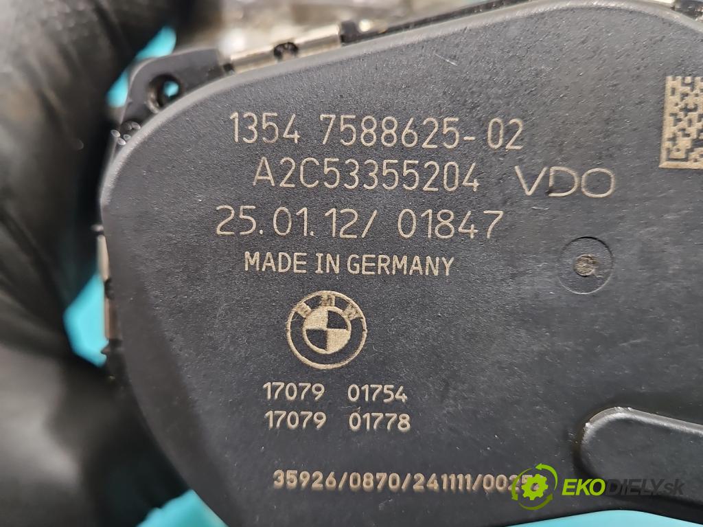 Bmw 5 F10 2010-2017 2.0 T 245KM automatic 180 kW 1997 cm3 4- klapka 7588625 (Škrtiaca klapka)