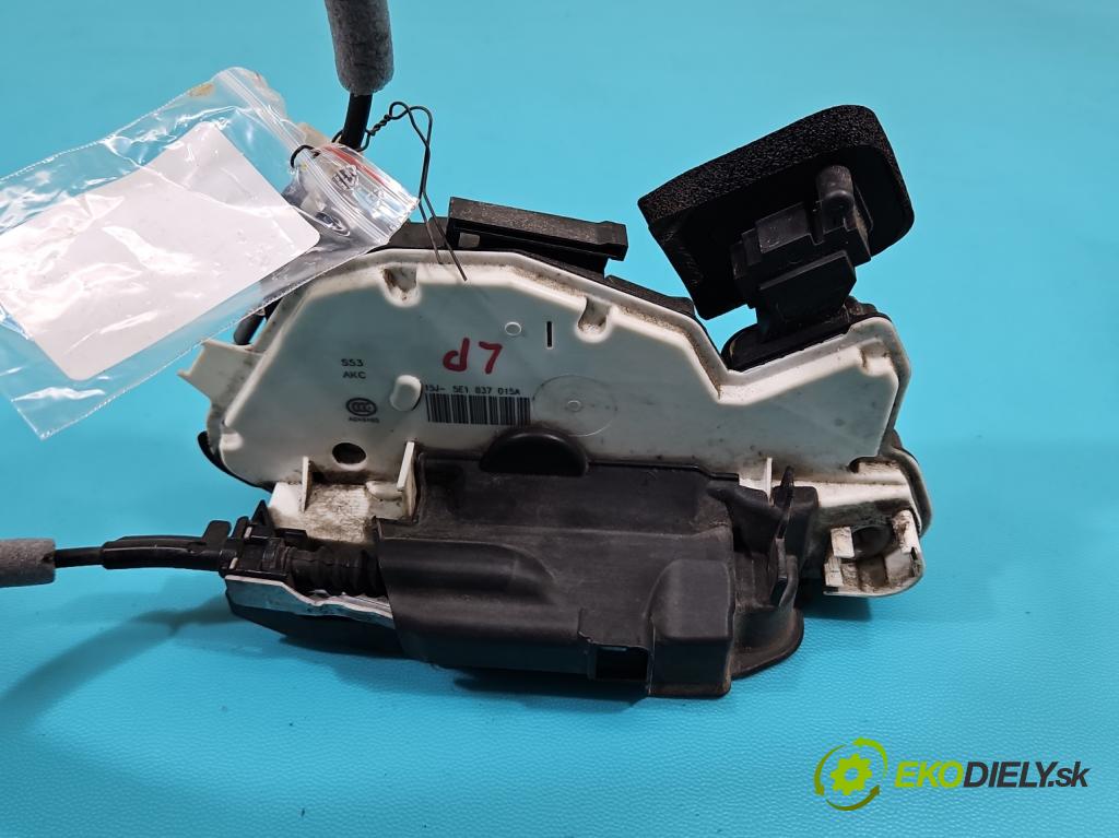 Skoda Rapid 2012-2019 1.6 tdi 90 hp manual 66 kW 1598 cm3 5- zámek přední levý 5E1837015A