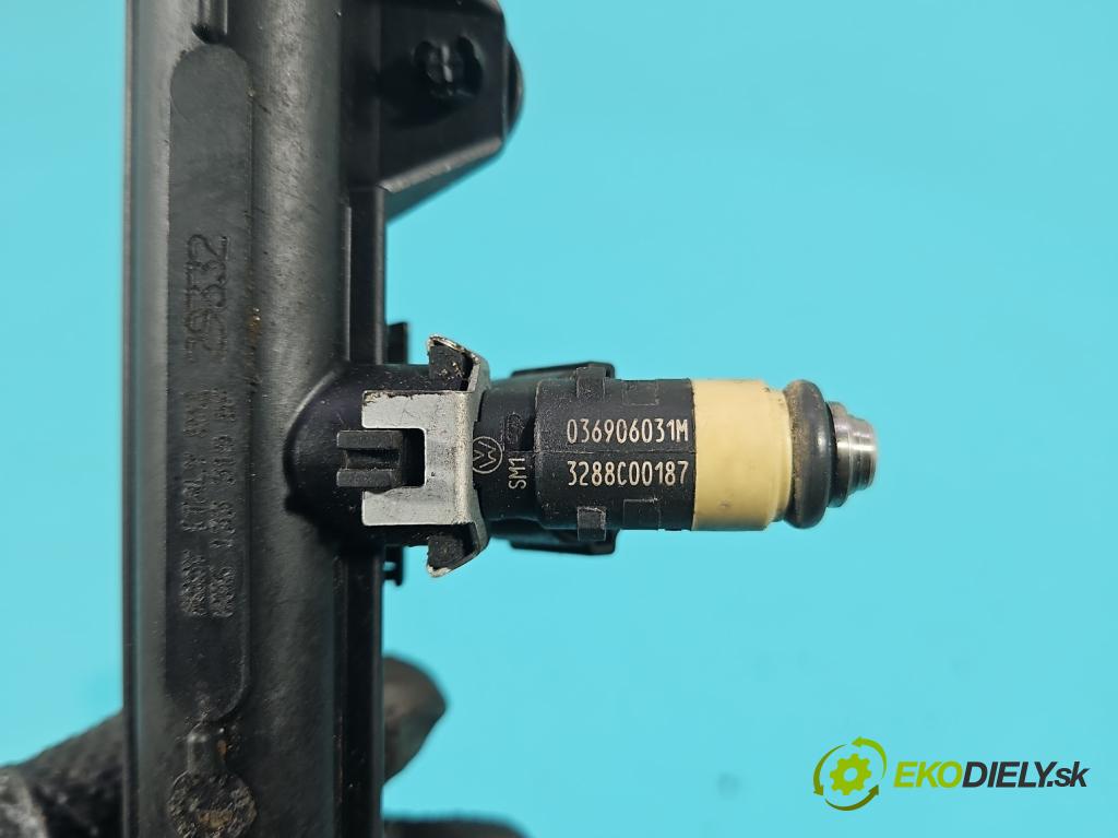 Seat Cordoba II 6L 2002-2008 1.4 16v 75 HP manual 55 kW 1390 cm3 4- vstrek 036906031M (Vstrekovač paliva)