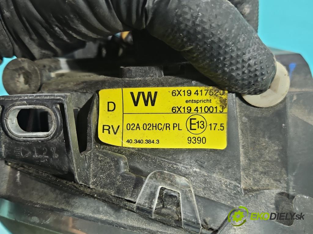 Vw Lupo 1.0 8V 50KM manual 37 kW 997 cm3 3- světlo pravý 6X1941752J (Pravé přední světlo)
