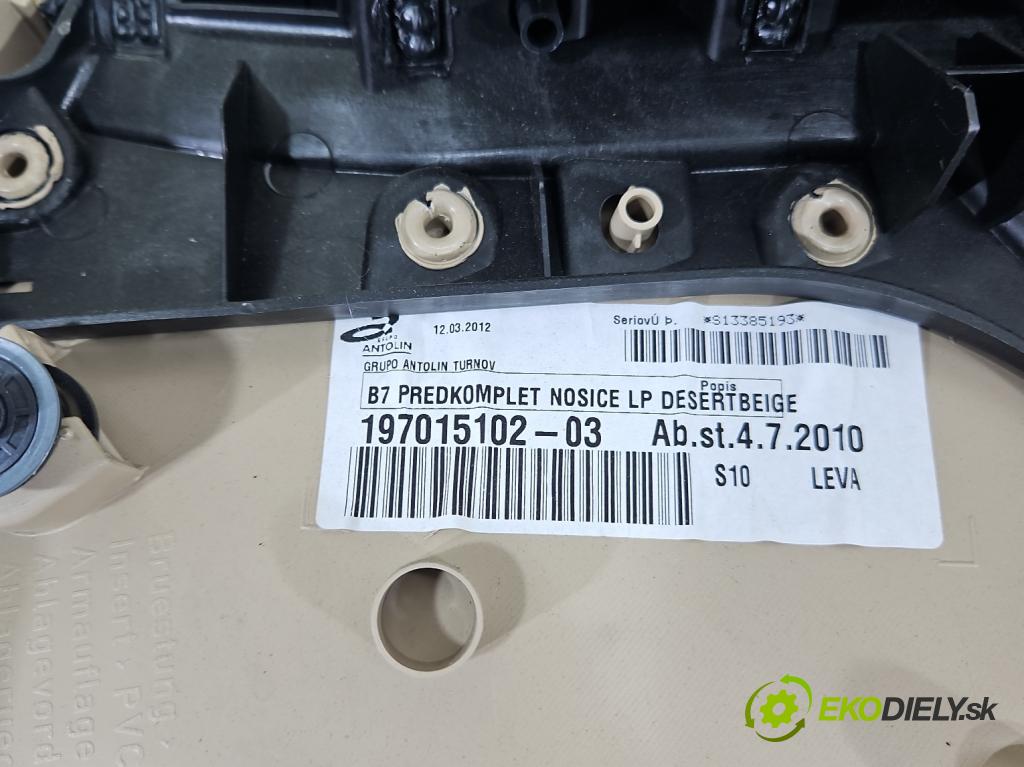 Vw Passat B7 2010-2014 2.0 tdi 140 hp automatic 103 kW 1968 cm3 5- Tapacír: dveře přední levé