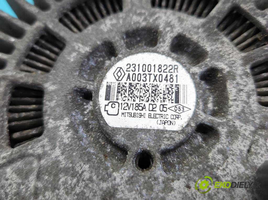 Renault Scenic III 2009-2016 1.6 dci 131 HP manual 96 kW 1598 cm3 5- Alternator A003TX0481 (Alternátor)