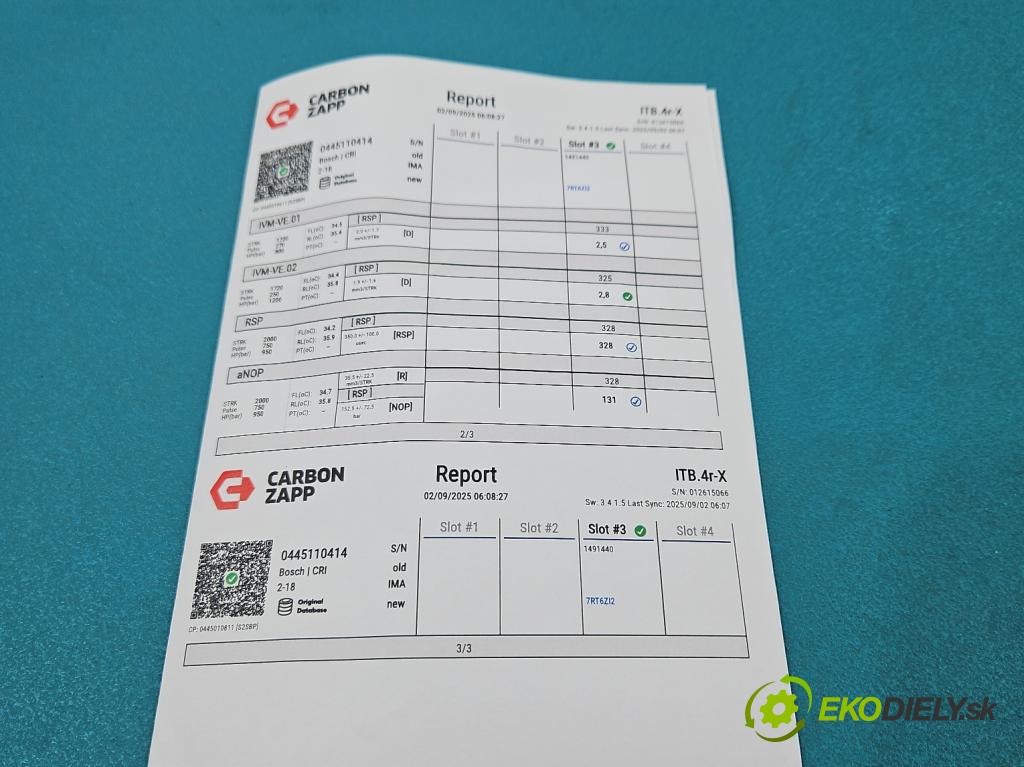 Renault Scenic III 2009-2016 1.6 dci 131 HP manual 96 kW 1598 cm3 5- vstrek 0445110414 (Vstrekovač paliva)