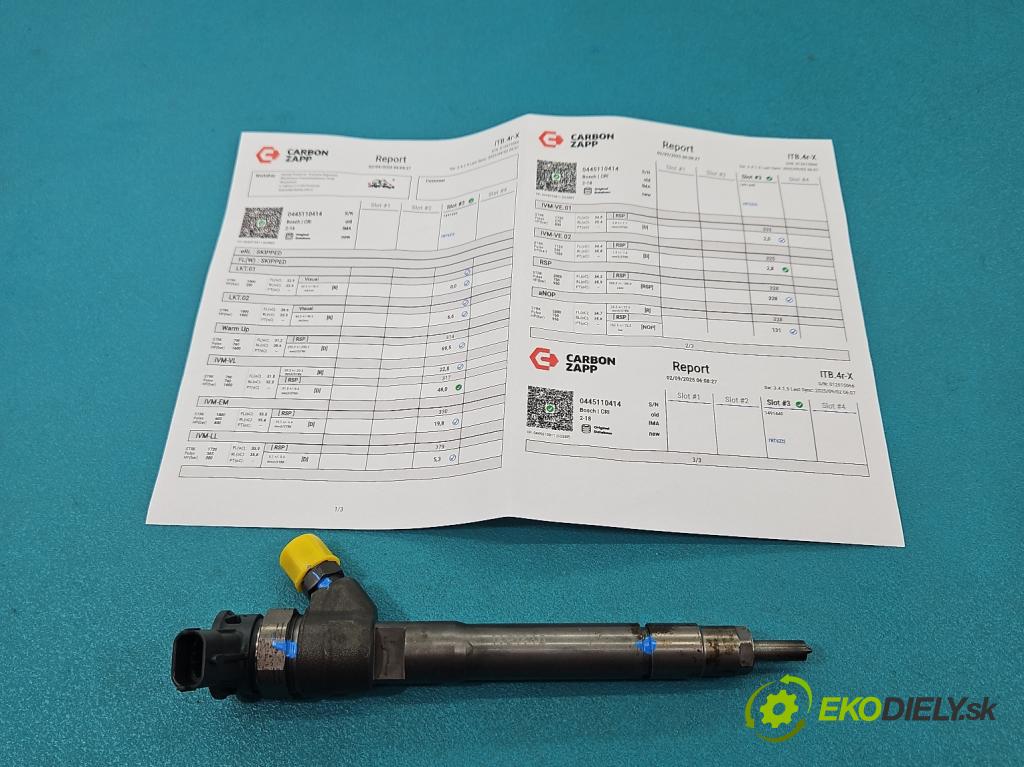 Renault Scenic III 2009-2016 1.6 dci 131 HP manual 96 kW 1598 cm3 5- vstrek 0445110414 (Vstrekovač paliva)